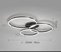 LED Ceiling Light – Art Deco Aluminum Design with Dimmable LED Bulbs - Samanta Factory