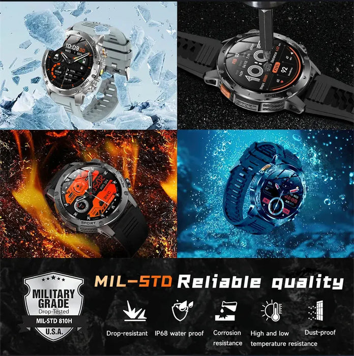 Smart Watch – AMOLED Display with AI Health Tracking SF