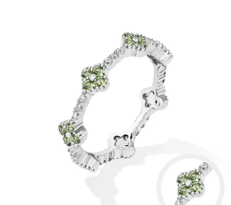Moissanite Wedding Band – D-Colour VVS1 Round Cut in Sterling Silver SF