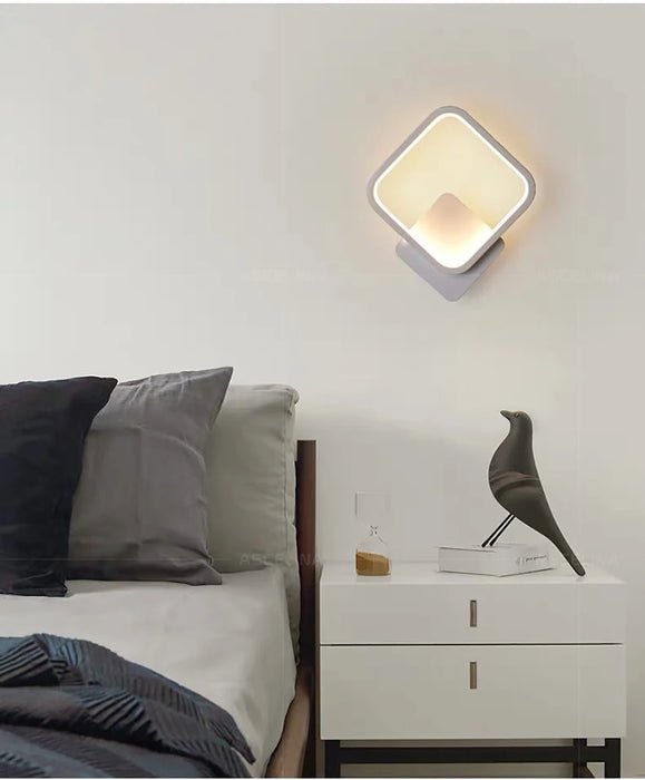 LED Wall Light – 3-Color Dimmable Lighting with Modern Minimalist Design - Samanta Factory