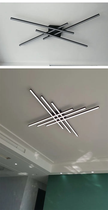 Ceiling Light – Modern Nordic Iron & Acrylic Design with LED Illumination - Samanta Factory