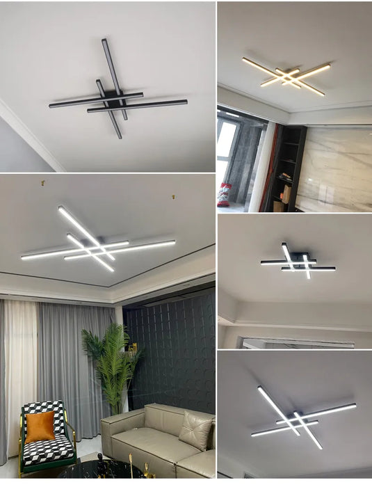 Ceiling Light – Modern Nordic Iron & Acrylic Design with LED Illumination - Samanta Factory