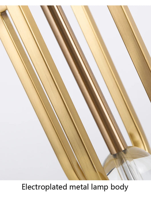 European-Style Bedside Table Lamp – Fabric Shade with Crystal Accent - Samanta Factory