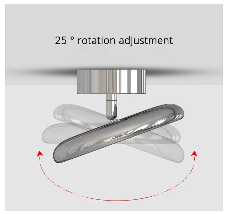 Modern Surface-Mounted Ceiling Light – Remote-Controlled LED Fixture for Bedrooms and Living - Samanta Factory