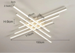 LED Ceiling Light – Modern 4-Bulb Fixture for Bedroom & Foyer - Samanta Factory