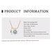 Moissanite Pendant Necklace – D-Color Round Solitaire SF