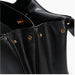 Cow Leather Shoulder Bag – Soft Tote with Large Capacity SF
