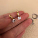 Moissanite Hoop Earrings – 1.0CT VVS1 D-E Color Sterling Silver SF