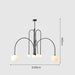 Modern LED Chandelier – Frosted Glass Pendant Light for Elegant Interiors - Samanta Factory