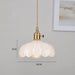 Japanese Glass Pendant Light – Polished Copper Ceiling Lamp for Modern Homes - Samanta Factory