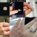 Moissanite Engagement Ring – 2ct D-Color VVS1 in 925 Sterling Silver SF
