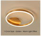 Modern LED Chandelier – Dimmable Semi-Flush Mount with Remote Control - Samanta Factory