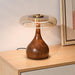French Retro Floor Lamp – Luxury LED Table & Bedside Lighting with Clear Glass Shade - Samanta Factory