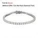 Moissanite Tennis Bracelet – Certified 925 Sterling Silver with D Color VVS1 Stones - Samanta Factory