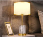Contemporary LED Floor Lamp – Touch Control with Plated Metal Design - Samanta Factory