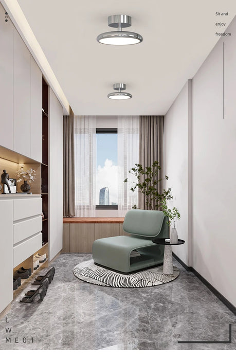 Modern Surface-Mounted Ceiling Light – Remote-Controlled LED Fixture for Bedrooms and Living - Samanta Factory