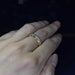 Men’s Moissanite Wedding Ring – D-Color VVS1 Sterling Silver SF