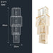 Crystal Wall Lamp – Modern Gold LED Lighting for Dining & Bedroom - Samanta Factory