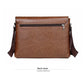 Men’s Business Satchel Bag – Slim PU Leather Shoulder Bag SF