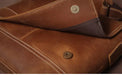 Vintage Leather Satchel Bag – Soft Men’s Crossbody Shoulder Bag SF