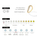 S925 Moissanite Ring – D-Color VVS1 Wavy Band SF