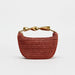 Women's Half Moon Straw Bag – Woven Bucket Crossbody Shoulder Bag for Summer Beach SF