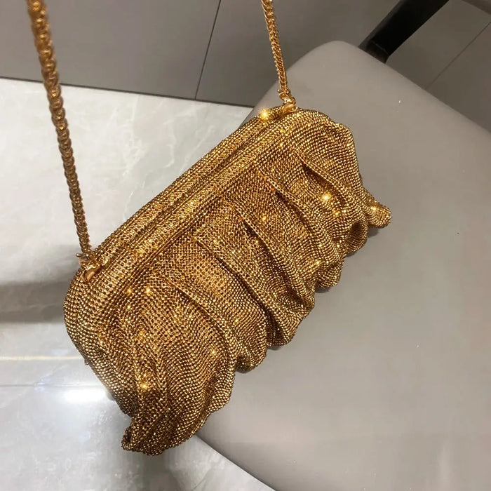 Metallic Clutch Bag – Shiny Casual for Women SF