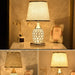 Crystal Table Lamp – Elegant Bedside Light with Polished Chrome Finish - Samanta Factory