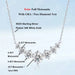 Moissanite Pendant Necklace – 7-Stone 925 Sterling Silver D-Color VVS1 SF