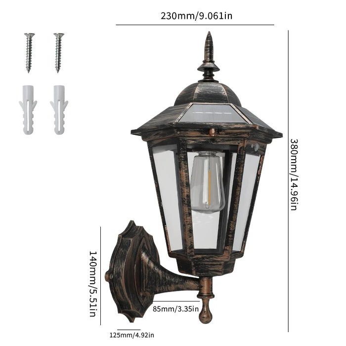 Retro Solar Pathway Light – Waterproof LED Outdoor Garden Lamp - Samanta Factory