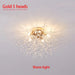 Crystal Dandelion Ceiling Light – 4-Light Nordic Chandelier for Living Room & Dining Room SF
