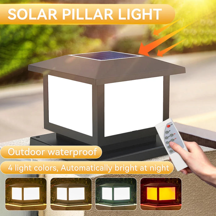 Solar LED Wall Light – Waterproof 4-Color Emergency Outdoor Lamp - Samanta Factory