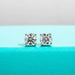 10K Gold Post Moissanite Stud Earrings with GRA Certificate SF