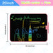 LCD Writing Tablet – Colorful Screen with One-Tap Erase & Pressure-Sensitive Drawing - Samanta Factory