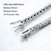 EWYA D Color Moissanite Tennis Bracelet 925 Silver 18K Gold - Samanta Factory