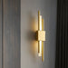 Contemporary Black & Gold LED Wall Lamp – Up & Down Light for Modern Interiors - Samanta Factory