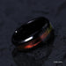 Tungsten Ring – Star Design with Custom Engraving SF