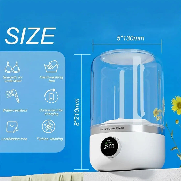 Mini Underwear Washer – USB Rechargeable Portable Design Samanta Factory