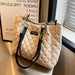 Casual Cotton Shoulder Tote – Soft, Fashionable Design for Women - Samanta Factory