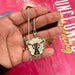 Custom Logo Necklace – Personalized  Engraved Pendant Chain SF