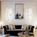 Crystal Wall Sconce – Luxurious 3- or 5-Tier LED Lighting with Gold Finish - Samanta Factory
