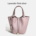 Cowhide Leather Bucket Bag – Soft Fashion for Four Seasons SF