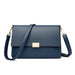 Women’s Genuine Leather Shoulder Bag – Square Ruched Handbag with Hasp Closure - Samanta Factory