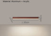 Modern LED Ceiling Light – Sleek Aluminum Design for Home Interiors - Samanta Factory