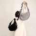 PU Leather Shoulder Bag – Versatile Solid-Color Satchel SF