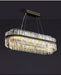 Modern Luxury LED Crystal Chandelier – Dimmable Remote-Controlled Ceiling Light - Samanta Factory