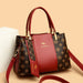 Luxury Fashion Print Handbag – Large Capacity Soft Leather Shoulder & Crossbody Bag for Women - Samanta Factory