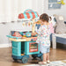 HOMCOM Kids Kitchen & Grocery Play Set – 50-Piece Pretend Cooking Toy for Ages 3 to 6

