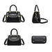 High-Quality PU Leather Handbag for Women – Animal Print Casual Tote, Versatile Fashion Bag - Samanta Factory