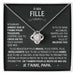 Heart Knot Pendant Necklace – Sparkling Zircon Gift for Daughters SF